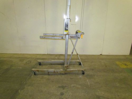Vermette 1012A Manually Operated Lift 1000 Lbs up to 12&#039;6&#034; High Easy Set-up
