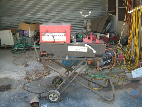 pipe threading machine Collins 22A