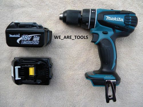 New makita18 volt lxph01 lxt cordless 1/2 hammer drill,2 bl1830 3.0 battery 18v for sale