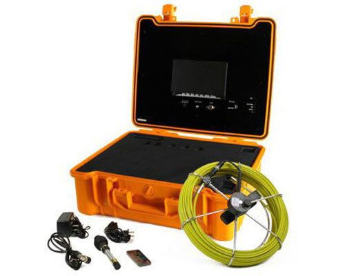 130 ft Sewer Drain Pipe Color Camera Video System DVR