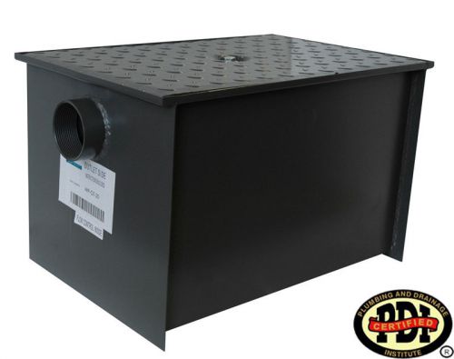 Wentworth grease trap interceptor new 50 lb 25 gpm pdi certified for this model for sale