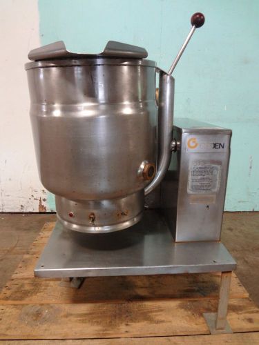 &#034; GROEN &#034; 20Qt. NATURAL GAS HEAVY DUTY COMMERCIAL STEAM JACKETED KETTLE ON STAND