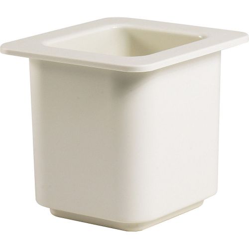 Cambro 1/6 gn cold food pan, 1.5 qt. white 66cf-148 for sale