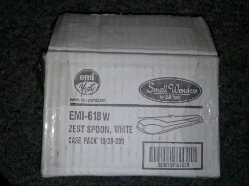 Emi Yoshi EMI-618 Zest Spoon- 200 pcs WHITE Case Pack