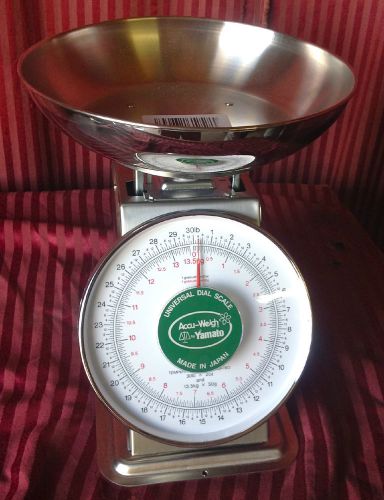 NEW 30 Lb Yamato Accu-Weigh Scale NSF Japan SM(N) 2oz COMMERCIAL Portion Grocery