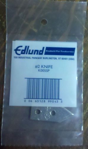 Edlund #2 Knife Replacement part #K005SP New in original package