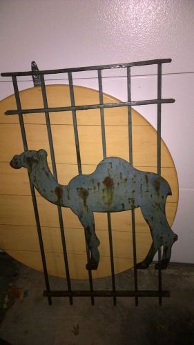 Heavy Iron Camel Fence Piece - Exc Ad/Decor for your Biz - 1 of kind item!