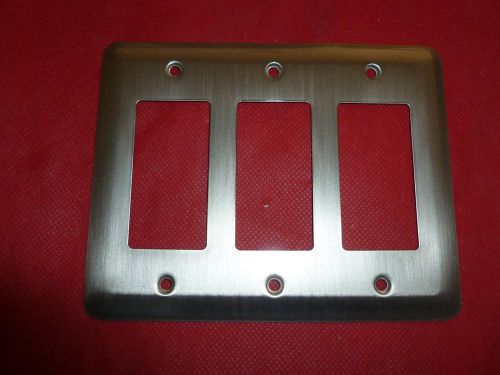 NEW AmerTac 2RRRPW Round Corner Pewter Steel Wall plate