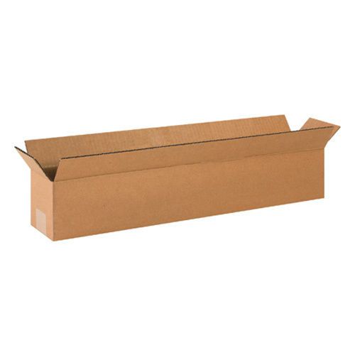 Corrugated Cardboard Long  Boxes 24&#034; x 4&#034; x 4&#034; (Bundle of 100)