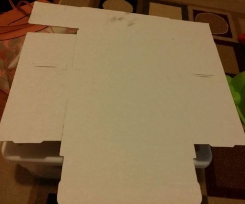White Corrugated Shipping Boxes 8x4x3 25pcs.