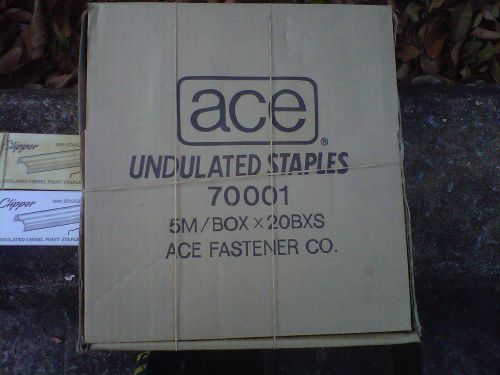 Ace undulated staples 70001