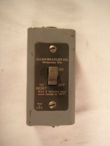 Vintage Allen-Bradley Co. Electric Motor Switch