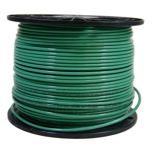 500-ft 14-awg stranded conductor copper pvc thhn wire cable by-the-roll green for sale