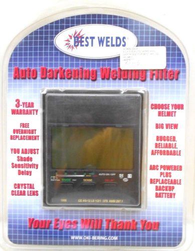 Auto Darkening Welding Filter, Best Welds, 4.5 x 5.25