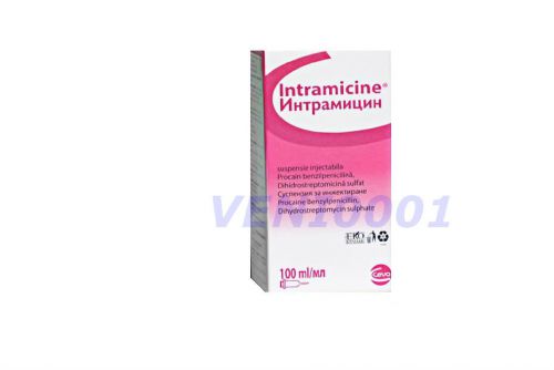 Intramicine 100 ml suspension for injection, for cattle, pig, dog and cats for sale