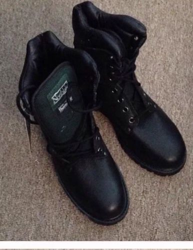 Black Utility Work Boots 9.5