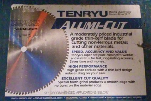 Tenryu AC-380100D 15&#034; Alumi-Cut Non-Ferrous Miter Saw Blade 100T 1&#034; Arbor
