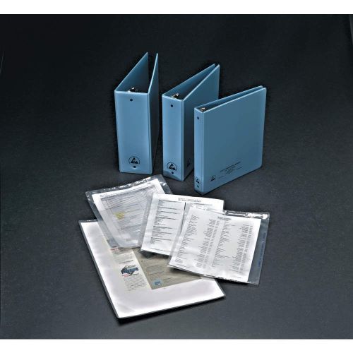 ESD Binder, 8.5x11 In, 2 In Ring 07415