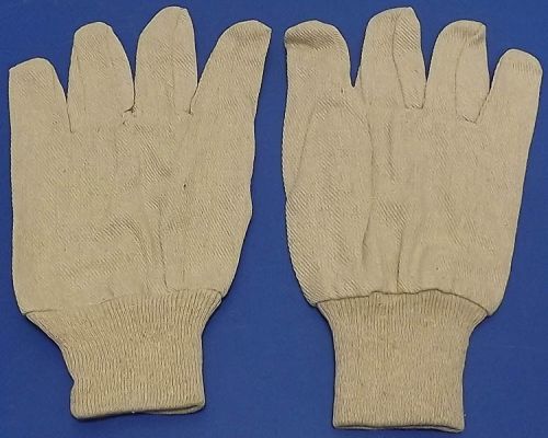 12 Pairs White Cotton Gloves Industrial / Inspection / RN67368 / NEW / Avail QTY