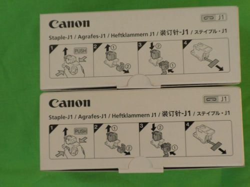 2 Canon staple J1 cartridge staples 6707a001 genuine