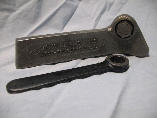 WILLIAMS metal lathe TOOLHOLDER TOOL HOLDER 31-R w WRENCH for South Bend, Logan