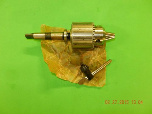 Jacobs Drill Chuck # 3B Cap. 1/8-5/8&#034; Mount 5/8-16 With # 2 Morse Taper