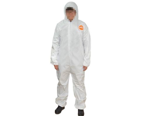 1x Chemical hazard  protective coverall HazMat Suits  protection hazmat suit