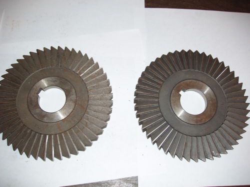 MILLING CUTTER LOT BY P&amp;W 61/2 BY 3/8 1-1/2 INCH HOLE SIZE NICE AND SHARP !!!
