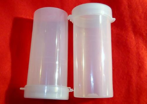 Polypropylene food grade plastic 5 oz. 150 ml. container; hinged lid; waterproof for sale