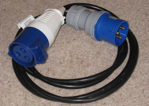 10 foot pce standard 16a 2p+e 230v extension cord ip44 new shark series for sale