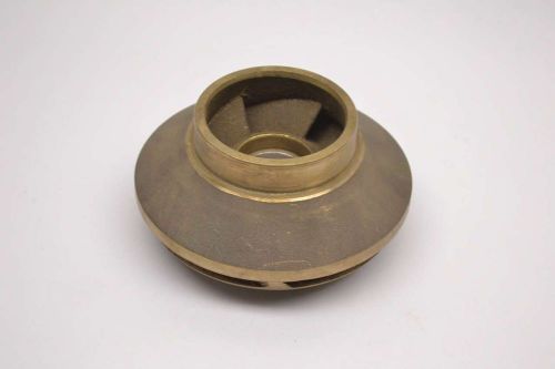 NEW 5-VANE 1 IN BORE 4-1/2 IN OD BRASS PUMP IMPELLER REPLACEMENT PART B492836