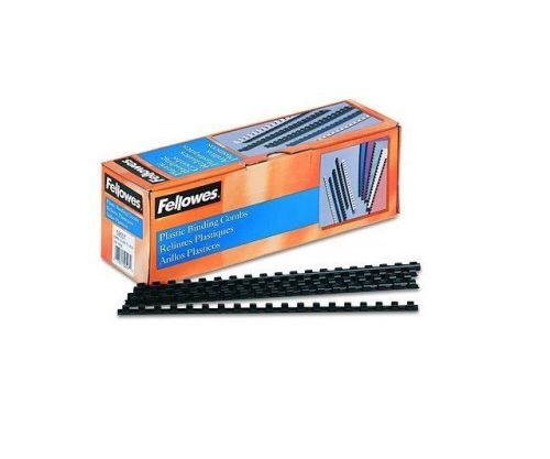 Fellowes Plastic Comb Bindings 5/16&#034; 40 Sheet Capacity 100 Per Pack Black