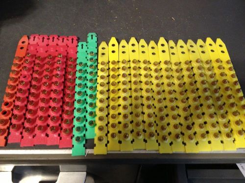 Hilti Strips. Random Lot containg Green, Yellow, Red and Pink/red *22 Strips*