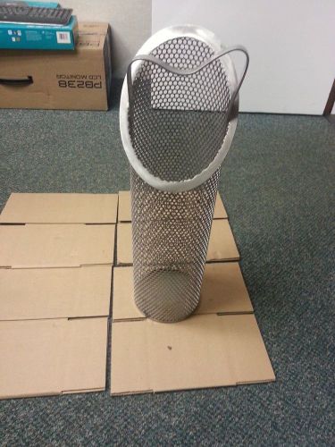 Stainless steel strainer basket with handle for sale