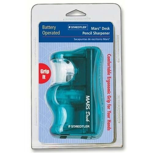Staedtler battery operated pencil sharpener (mars)/single hole, new &amp; free ship! for sale