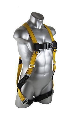 Guardian fall protection 1700 velocity economy harness huv pass thru chest and l for sale