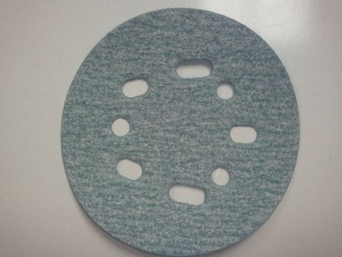 (50) norton 3x 5&#034; hook and loop 5 or 8 hole sanding discs 60 grit *new* for sale