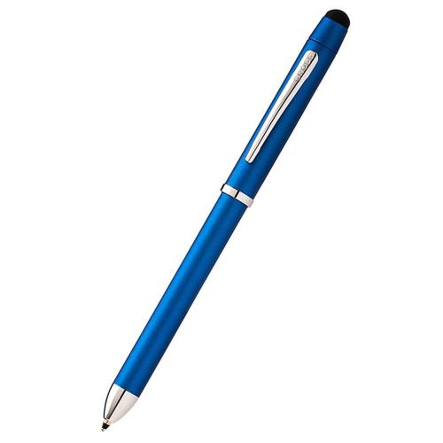 Cross Tech3+ Multifunction Pen with Stylus - Metallic Blue (AT0090-8)