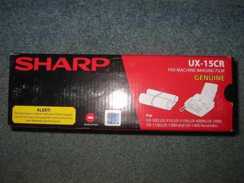 NIB Sharp UX-15CR fax paper with Sharp hollogram ; guaranteed original