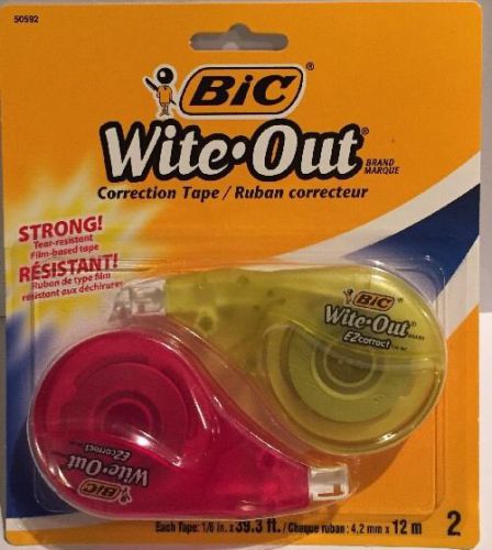 Bic Wite-out 2 Pack Correction Tape