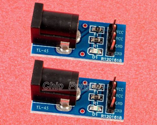 2pcs DC Power Apply Pinboard 5.5x2.1mm Adapter Plate New CA