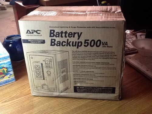 APC Battery Back-Up Model BR500CL-AS Factory New Original Box