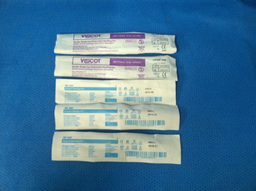Cardinal Health and Viscot Surgical Marking Pens Lot of 5