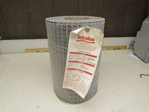 INTRALOX SERIES-1100 FLUSH GRID FRICTION TOP GREY 9FT x 13&#034;wide 180rows NEW M/O!