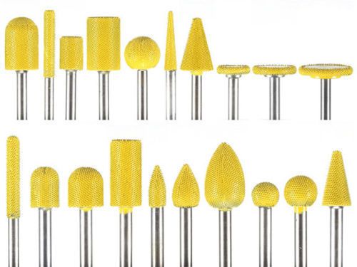 10% discount 20 PC Yellow Saburr Tooth Carbide Burrs 1/4&#034; shank made in USA