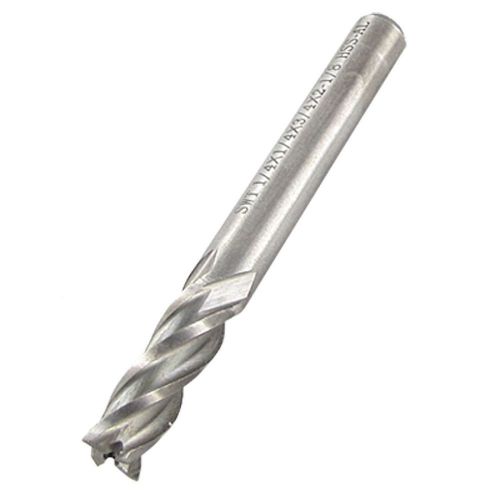 1/4&#034; x 1/4&#034; 4 Flutes Straight Shank End Mills Cutter Tool