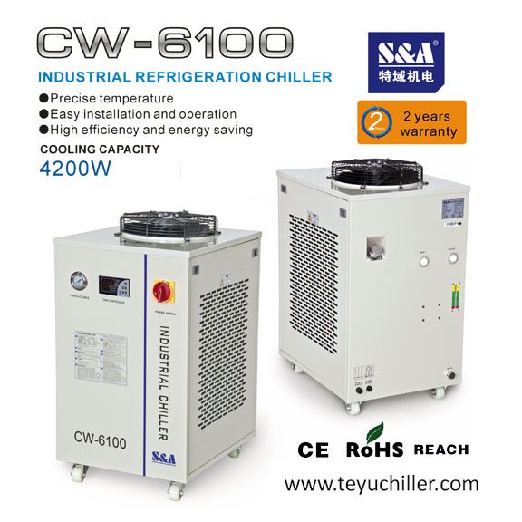 S&a air-cooled industrial chiller with cooling capacity of 4.2kw for sale