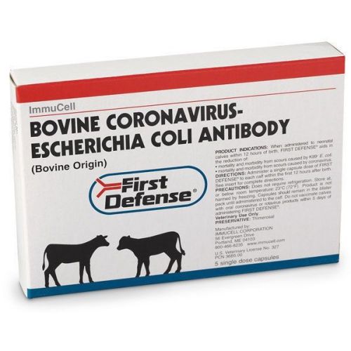 First Defense ImmuCell Bovine Coronavirus-Escherichia Coli Antibody 5 dose