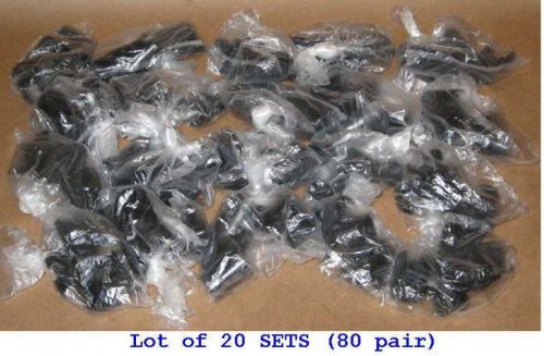 20 sets (80 pair) split sleeves/clips for metro-type wire shelving - eagle/nsf/+ for sale