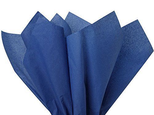 1 X Dark Blue Tissue Paper 20&#034; X 30&#034; - 48 Sheet Pack